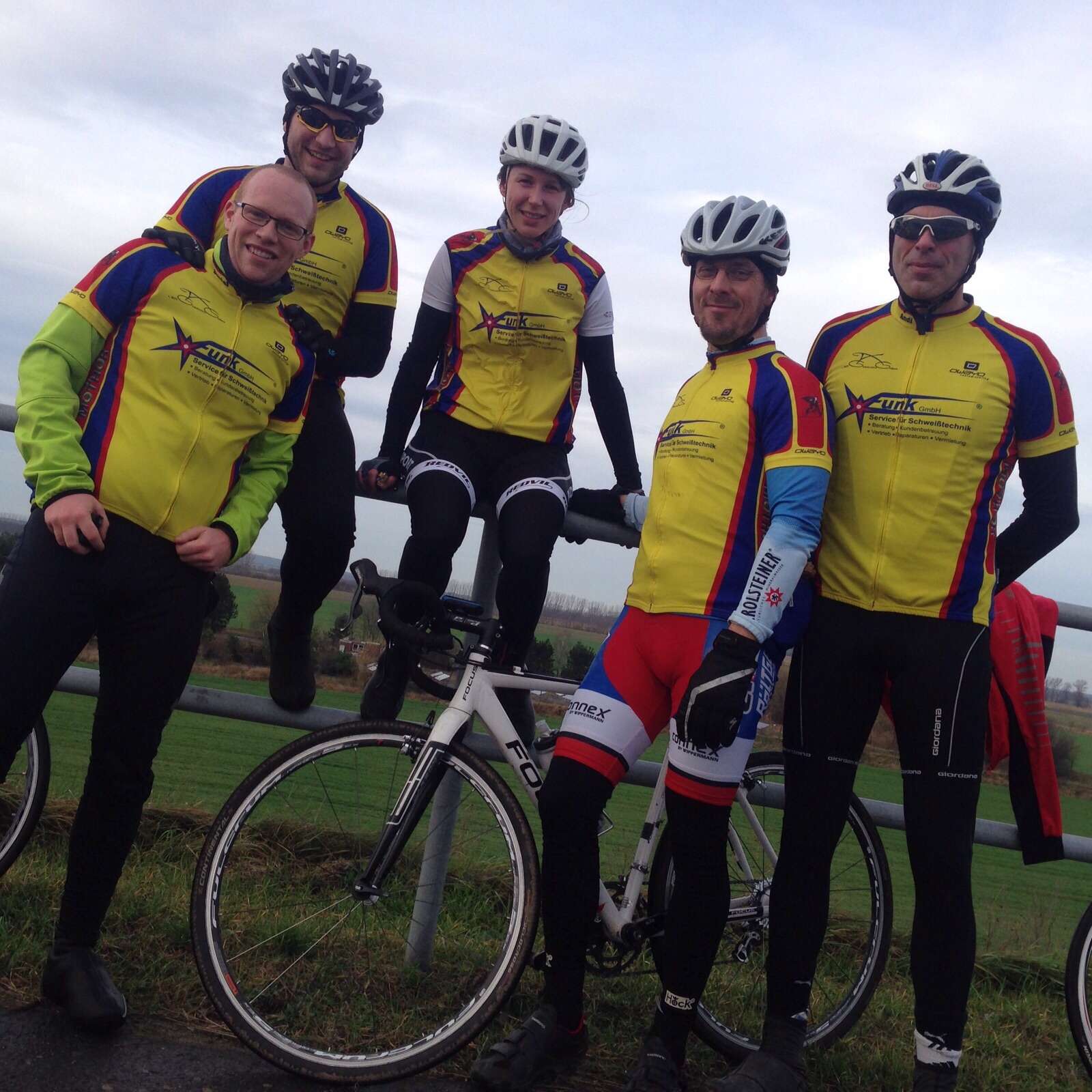 Marc, Eric, Theresa, Daniel, Andreas (v. links)